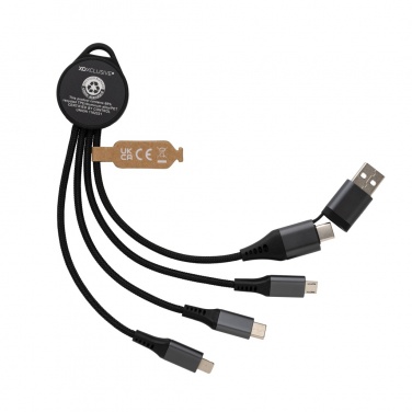 Logotrade promotional gifts photo of: Terra RCS recycled aluminium 6-in-1 charging cable