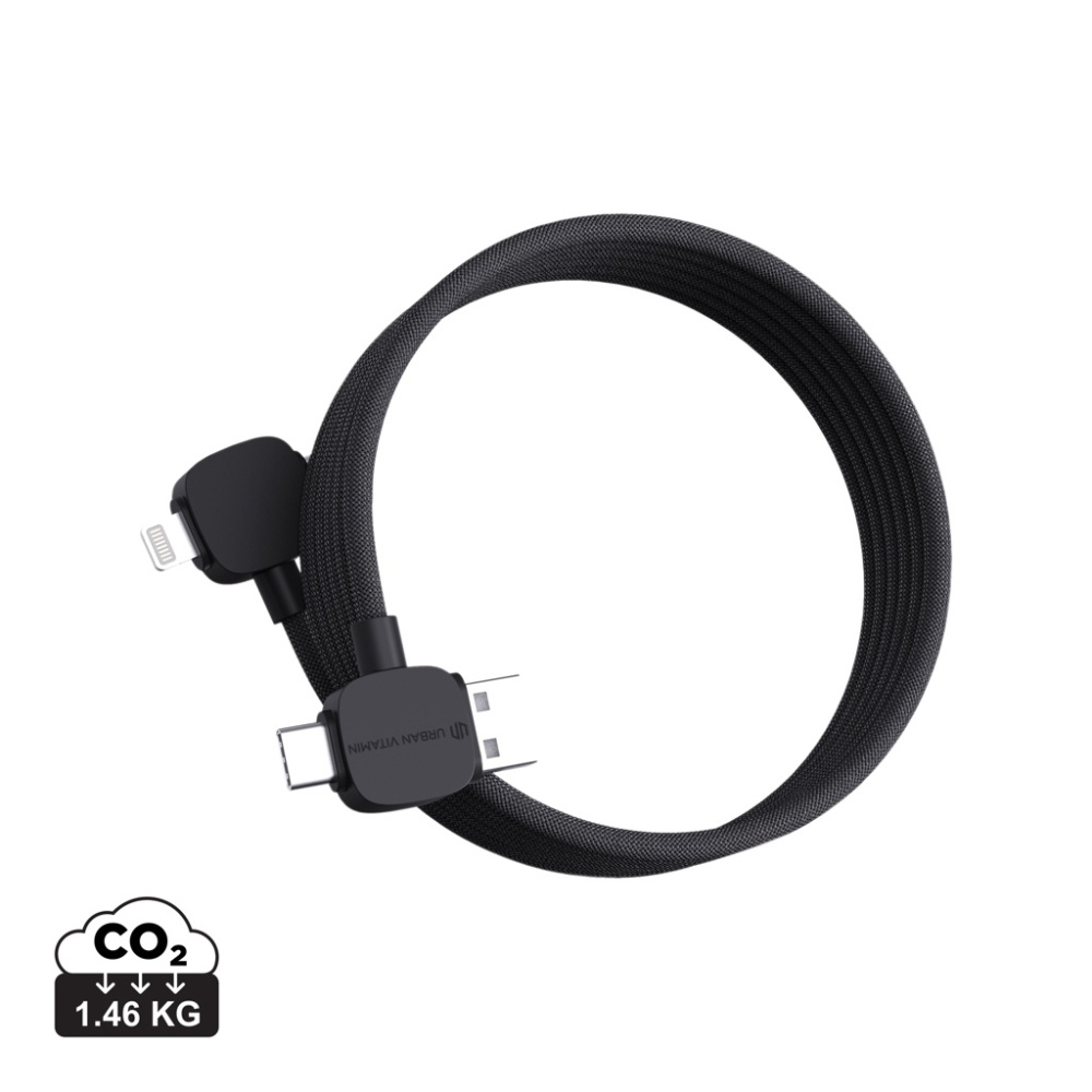 Logotrade corporate gift image of: Urban Vitamin Stockton 65W RCS RTPE/RPET magnetic cable