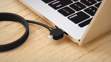 Logo trade corporate gift photo of: Urban Vitamin Stockton 65W RCS RTPE/RPET magnetic cable