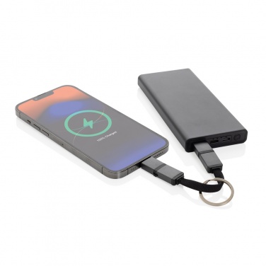 Logotrade advertising product picture of: Terra recycled aluminum 4 in 1 60W fast charging cable