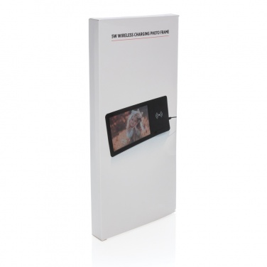 Logo trade promotional item photo of: 5W Wireless charger and photo frame