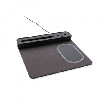 Logo trade promotional merchandise image of: Air mousepad with 5W wireless charging and USB