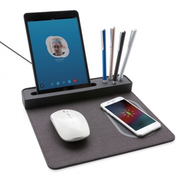 Logotrade corporate gift picture of: Air mousepad with 5W wireless charging and USB