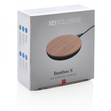 Logotrade promotional item picture of: Bamboo X 5W wireless charger