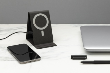 Logo trade promotional merchandise photo of: Artic Magnetic 10W wireless charging phone stand