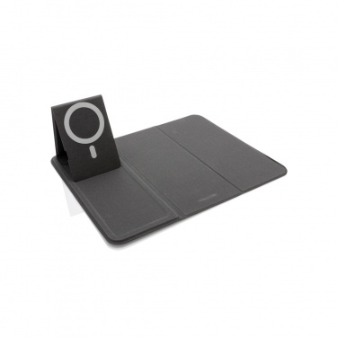 Logo trade advertising products picture of: Artic Magnetic 10W wireless charging phonestand