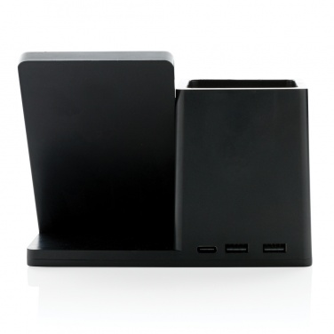 Logo trade promotional products image of: Ontario RCS recycled plastic 10W wireless charger