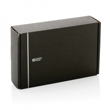 Logo trade promotional merchandise photo of: Swiss Peak RCS rplastic 3-in-1 wireless 15W travel charger
