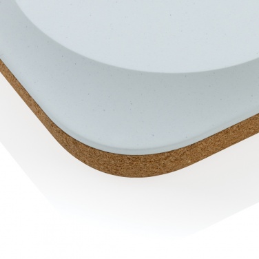 Logo trade advertising products image of: Oregon RCS recycled plastic and cork 10W wireless