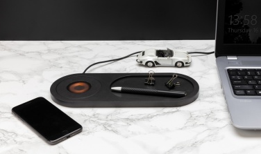 Logo trade promotional giveaways image of: Encore 10W wireless charging valet tray