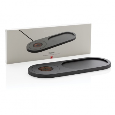 Logotrade corporate gift image of: Encore 10W wireless charging valet tray