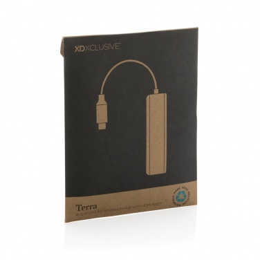 Logotrade promotional merchandise photo of: Terra RCS recycled aluminum hub with HDMI input