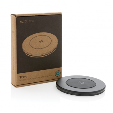 Logotrade corporate gift picture of: Terra RCS recycled aluminium 10W wireless charger