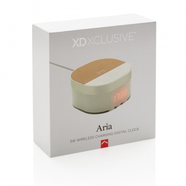 Logotrade promotional product image of: Aria 5W Wireless Charging Digital Clock