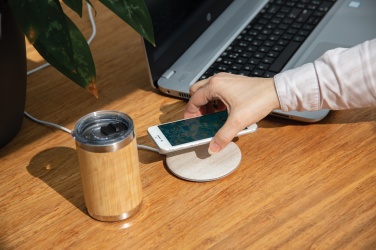 Logotrade advertising product picture of: 5W Wheat straw wireless charger