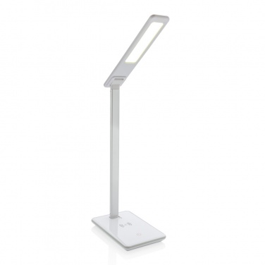 Logo trade promotional gifts picture of: 5W Wireless Charging Desk Lamp