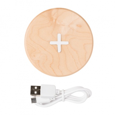 Logotrade promotional merchandise picture of: 5W wood wireless charger