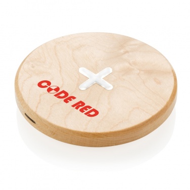 Logotrade promotional product picture of: 5W wood wireless charger