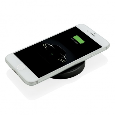 Logo trade advertising products picture of: 5W wireless charging pad round