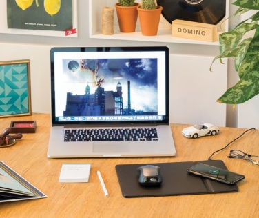 Logotrade promotional merchandise photo of: Mousepad with 5W wireless charging