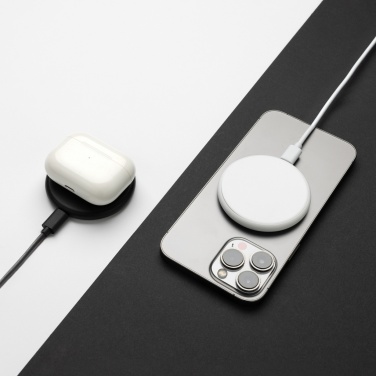 Logotrade promotional merchandise image of: Magnapad 15W RCS rplastic magnetic 3 in 1 charging pad