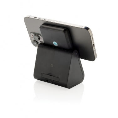 Logotrade promotional item image of: Powerbase RCS recycled plastic 3 in 1 charger with powerbank