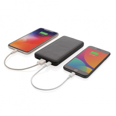 Logo trade advertising product photo of: Tusca 10.000 mAh PU powerbank