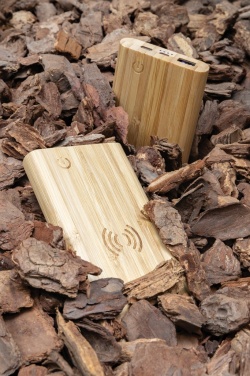 Logotrade promotional merchandise picture of: Bamboo 5.000 mAh powerbank