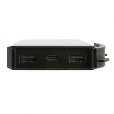 Logo trade promotional items picture of: Skywave RCS recycled plastic solar powerbank 10000 mAh