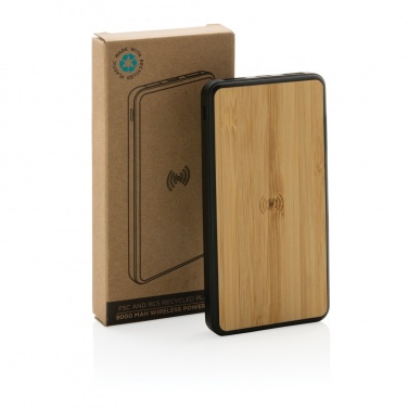 Logotrade promotional giveaway picture of: RCS recycled plastic 8000 mAh Wireless Powerbank