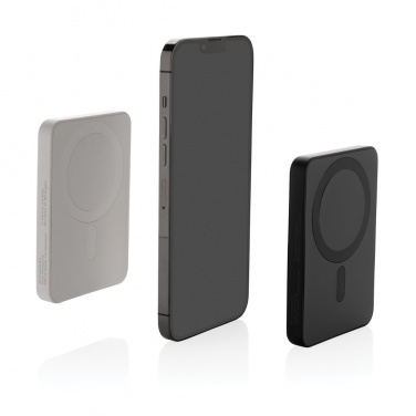 Logo trade promotional gift photo of: Magnetix RCS recycled plastic 5000 mah magnetic powerbank