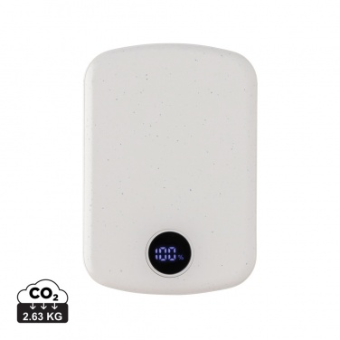 Logo trade promotional merchandise picture of: MagBoost RCS recycled plastic 5000 mah magnetic powerbank