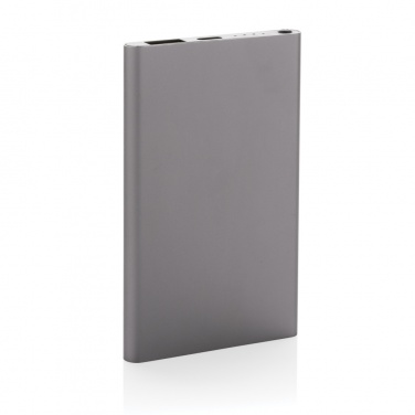 Logotrade promotional giveaways photo of: RCS recycled plastic/aluminum 4000 mah powerbank with type C