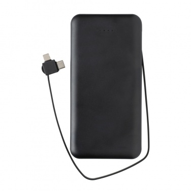 Logo trade promotional merchandise image of: Lockhart RCS recycled plastic 10.000 with integrated cables