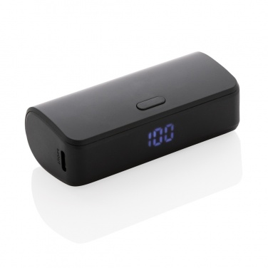 Logo trade promotional products picture of: FlashCharge RCS rplastic 5000 mah fast charge powerbank