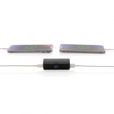 Logo trade promotional product photo of: FlashCharge RCS rplastic 5000 mah fast charge powerbank
