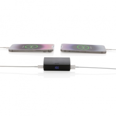 Logo trade promotional gifts picture of: FlashCharge RCS rplastic 10000 mah fast charge powerbank