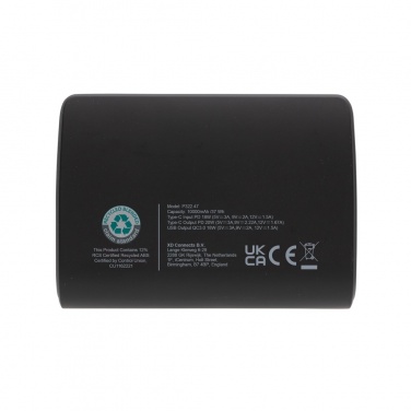 Logotrade promotional merchandise picture of: FlashCharge RCS rplastic 10000 mah fast charge powerbank