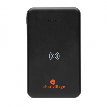 Logotrade promotional product picture of: RCS recycled plastic 5.000 mAh 5W wireless powerbank
