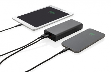 Logo trade promotional giveaways picture of: Terra RCS recycled 20W aluminium powerbank 20.000 mAh