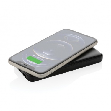 Logo trade promotional merchandise image of: RCS standard recycled plastic wireless powerbank