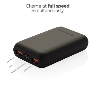 Logo trade advertising products picture of: Urban Vitamin Alameda 10.000 mAh 18W PD powerbank