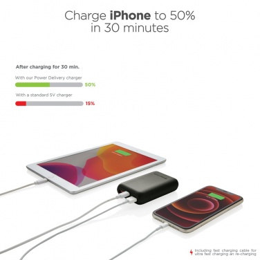 Logotrade promotional merchandise picture of: Urban Vitamin Alameda 10.000 mAh 18W PD powerbank