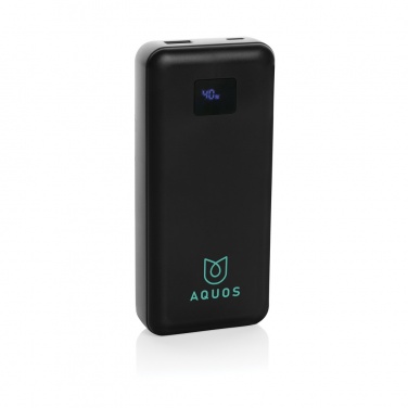 Logo trade promotional item photo of: Gridley RCS rplastic 20000 65W laptop powerbank