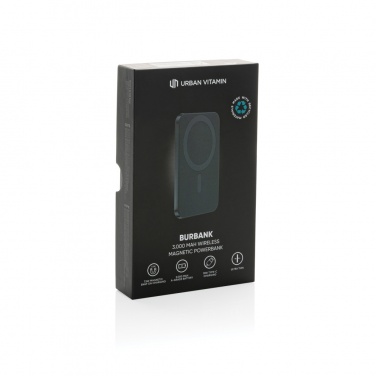 Logo trade promotional items image of: Urban Vitamin Burbank RCS plastic/alu  3000 mah powerbank