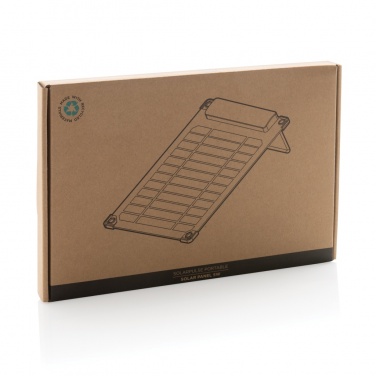Logo trade advertising product photo of: Solarpulse rplastic portable solar panel 5W