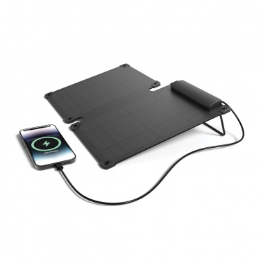 Logo trade promotional giveaway photo of: Solarpulse rplastic portable Solar panel 10W