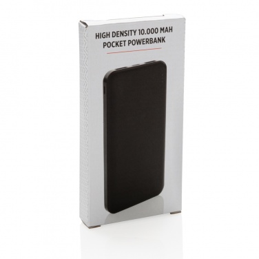 Logo trade promotional items image of: High Density 10.000 mAh Pocket Powerbank