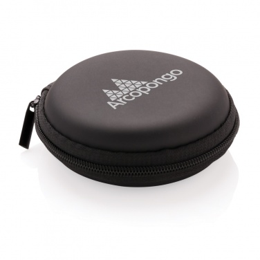Logo trade promotional giveaways picture of: Wireless earbuds in pouch