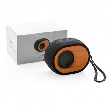 Logo trade promotional giveaways picture of: Bamboo X  speaker